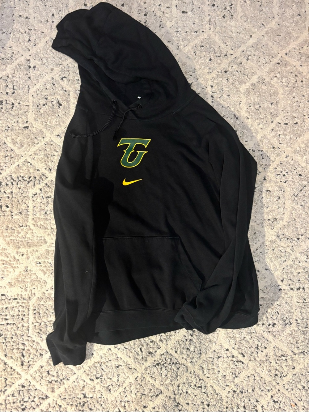 Nike Black Hoodie -- TIFFIN UNIVERSITY